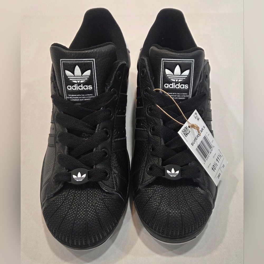 Adidas Superstar II Black Sneakers